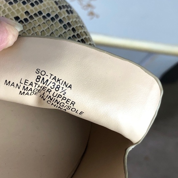 SOLE society snake print Leather shoes - Picture 7 of 15